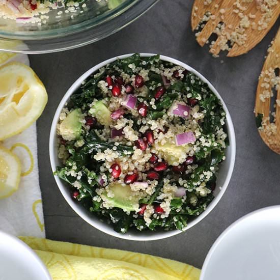 Quinoa Salad With Pomegranate Seeds