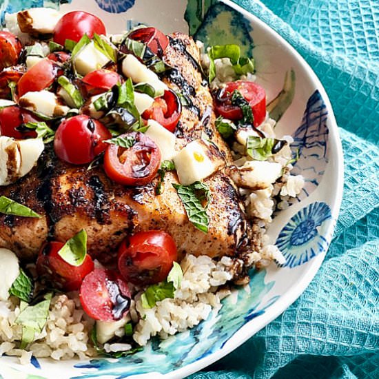 Salmon Caprese