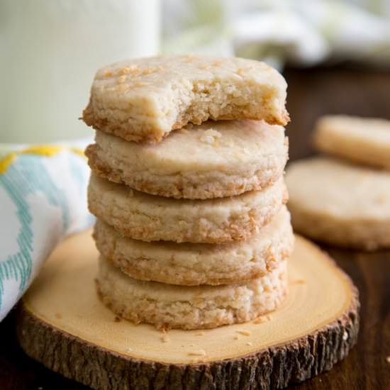 coconut shortbread