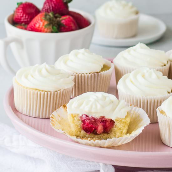 Strawberry Shortcake Cupcakes