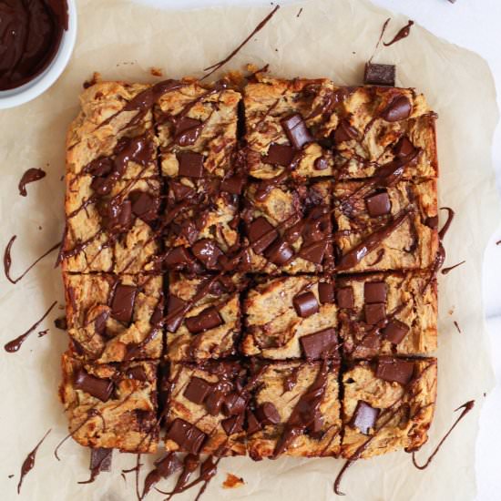 Paleo Chocolate Chip Blondies