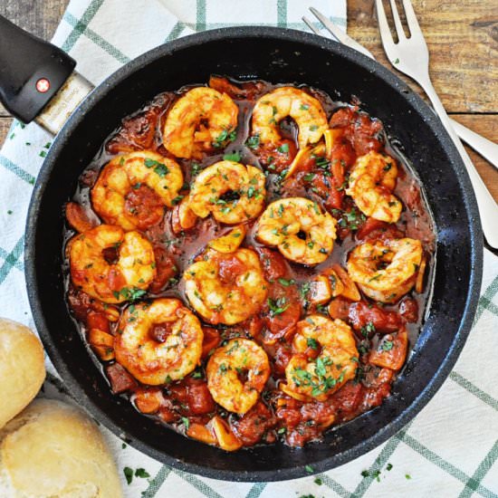 Spicy Garlic Paprika Shrimp