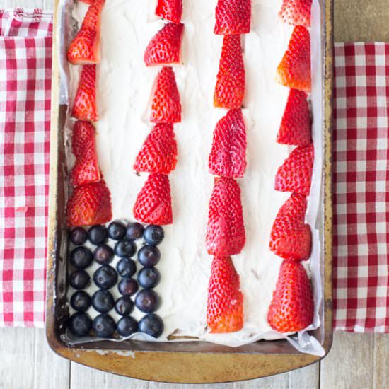 Red White and Blue Cookie Bars