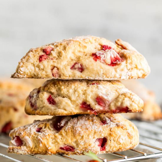 Strawberry Scones