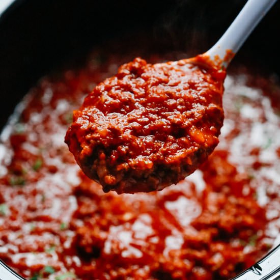 Homemade Meat Sauce