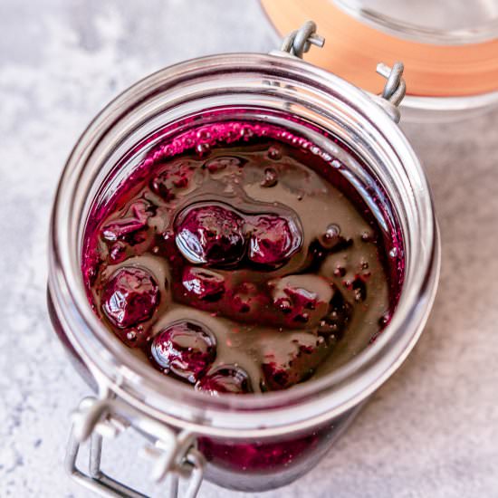 THE BEST BLUEBERRY COMPOTE