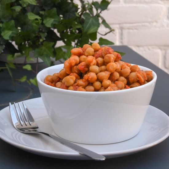 Spicy chickpeas