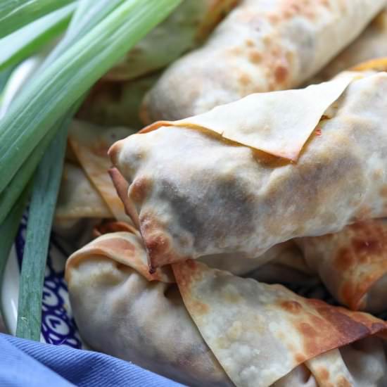 AirFryer Chicken Tapenade Egg Rolls