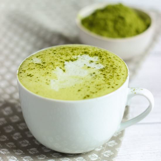 Vanilla matcha latte