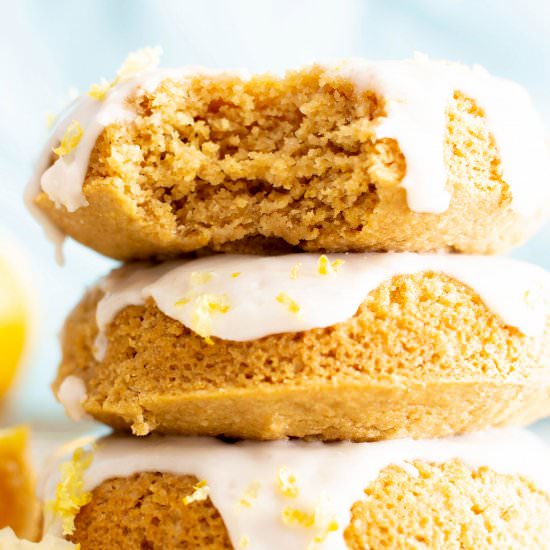 Soft Baked Lemon Donuts