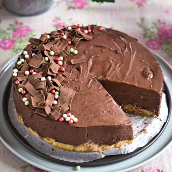 No Bake Chocolate Fudge Cake