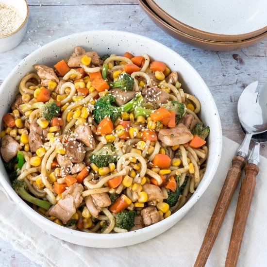 Chicken Noodle Stir Fry