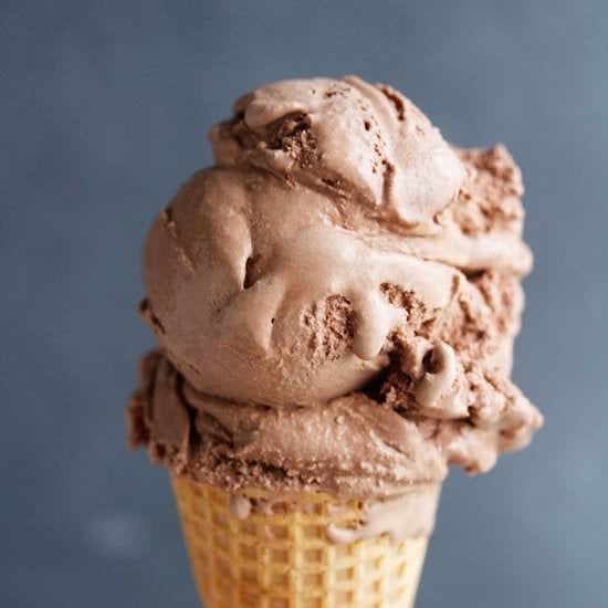 Simple Homemade Chocolate Ice Cream