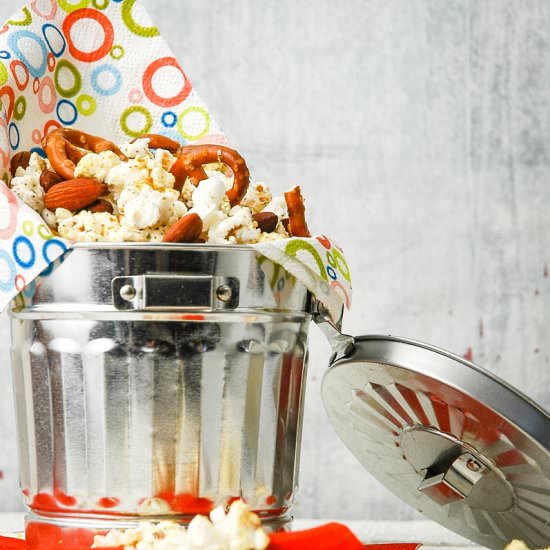 Tri-Flavor Popcorn Snack Mix
