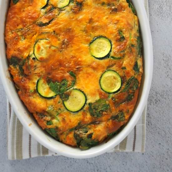 Vegetable Egg Breakfast Casserole