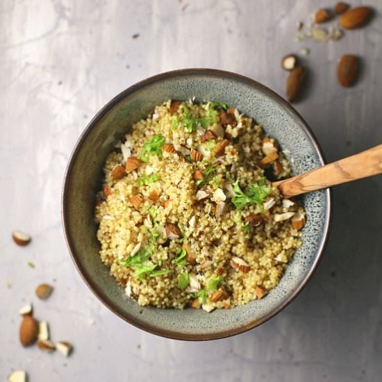 Quinoa Pilaf with Almonds
