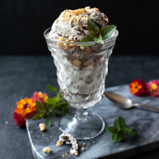 Coconut Mint Ice Cream