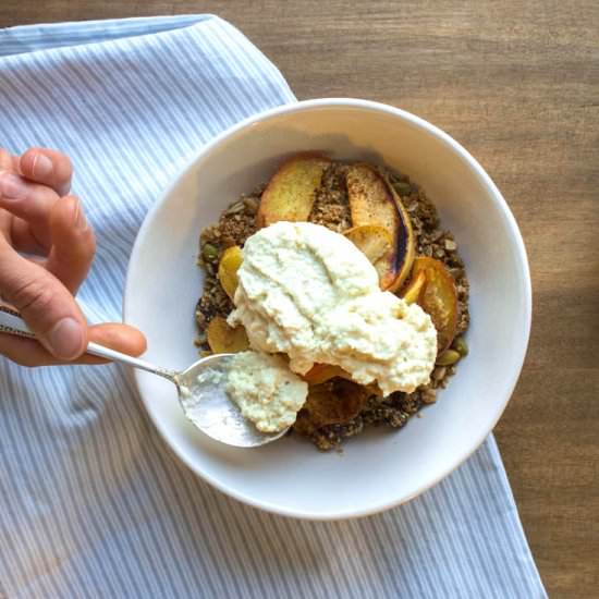 Spiced Apple Granola (vegan + gf)