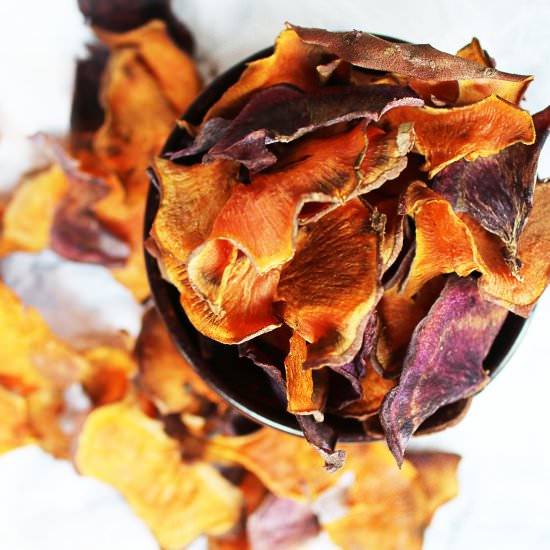 Sweet potato crisps