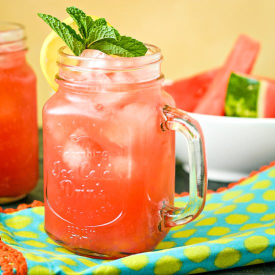 Watermelon Cooler Cocktail