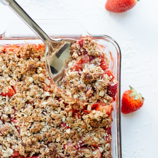 Strawberry Coconut Crisp