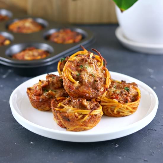 Spaghetti Pies (Gluten Free!)