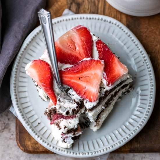 Strawberry Icebox Cake