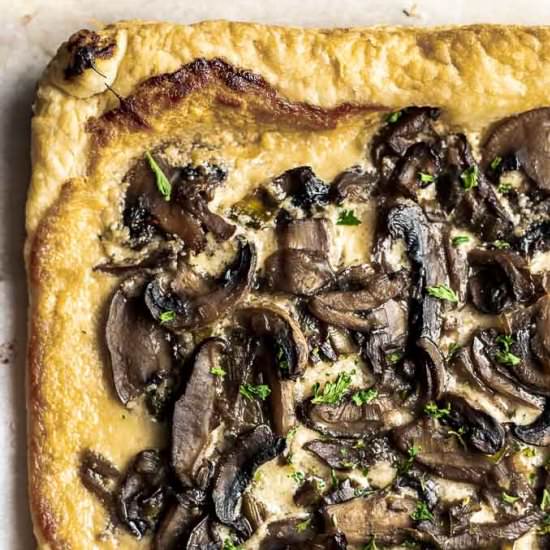Leek and Mushroom Tart