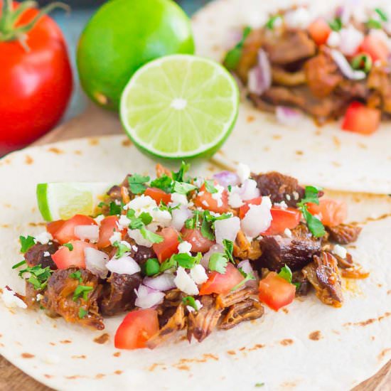 Honey Barbecue Pork Tacos