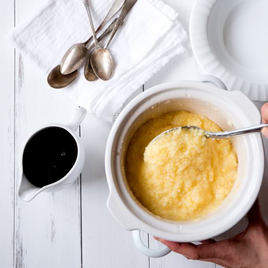 Easy, No-Stir, Crock Pot Polenta