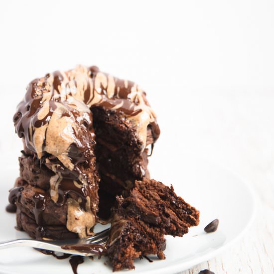 Vegan Chocolate Pancakes