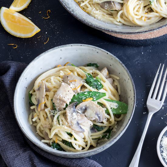 Lemony Chicken Pasta