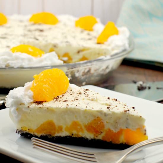 Dairy-free Orange Creamsicle Pie