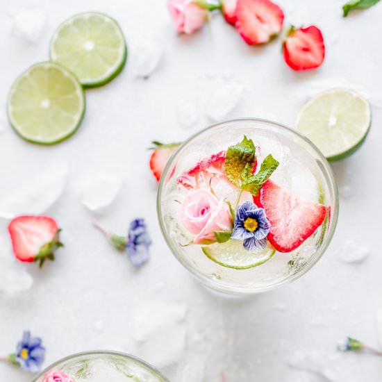 White Wine Sangria with Elderflower