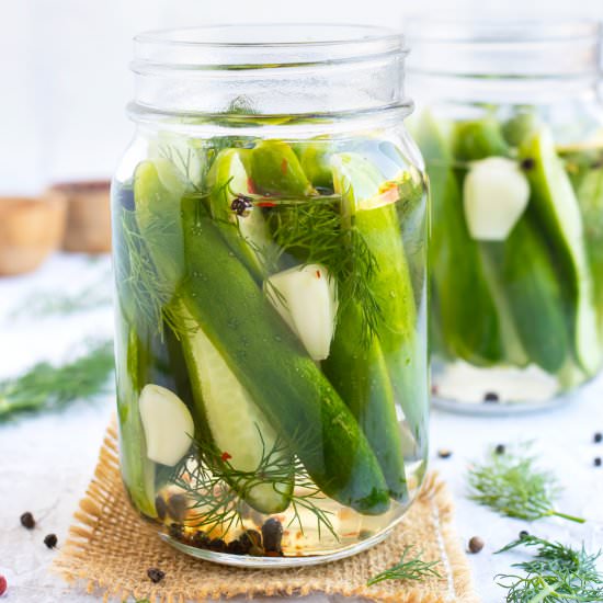 Refrigerator Dill Pickkles
