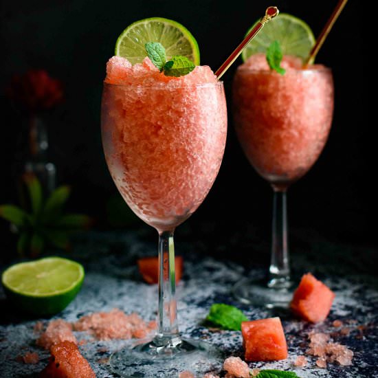 Watermelon Lime Granita