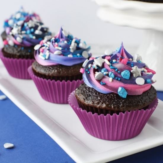 Galaxy Cupcakes