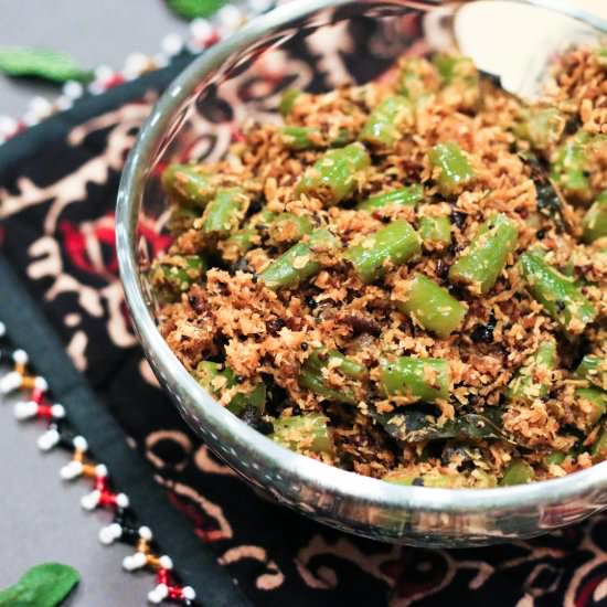 Green Beans & Coconut stir-fry