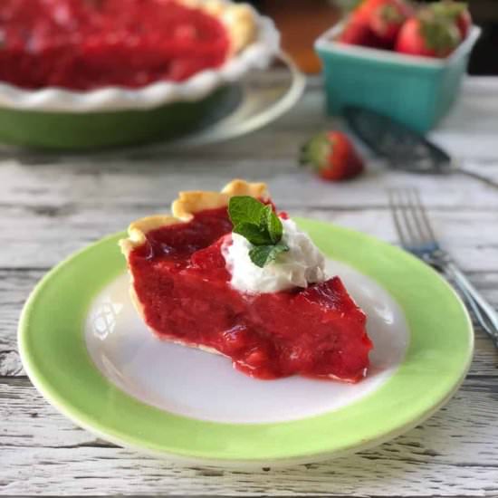 Gluten Free & Vegan Strawberry Pie