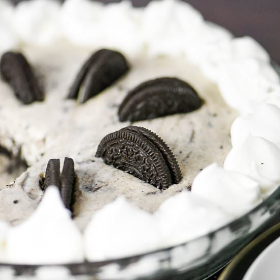 No-Bake Oreo Cream Pie