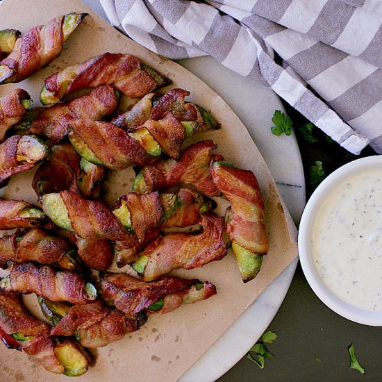Bacon Wrapped Avocado Fries