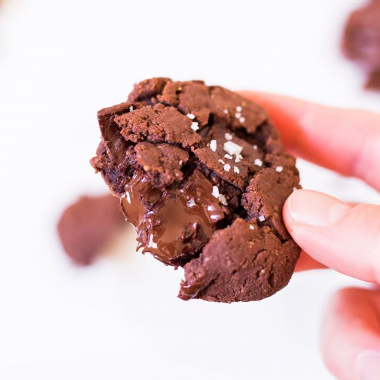 Vegan Double Chocolate Cookies