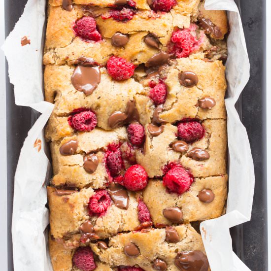 Raspberry Banana Bread