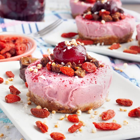 No Bake Cherry Cheesecake