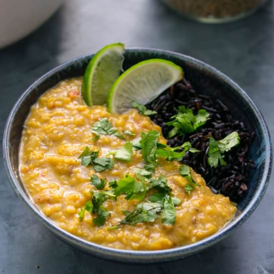 Easy Coconut Lentil Curry