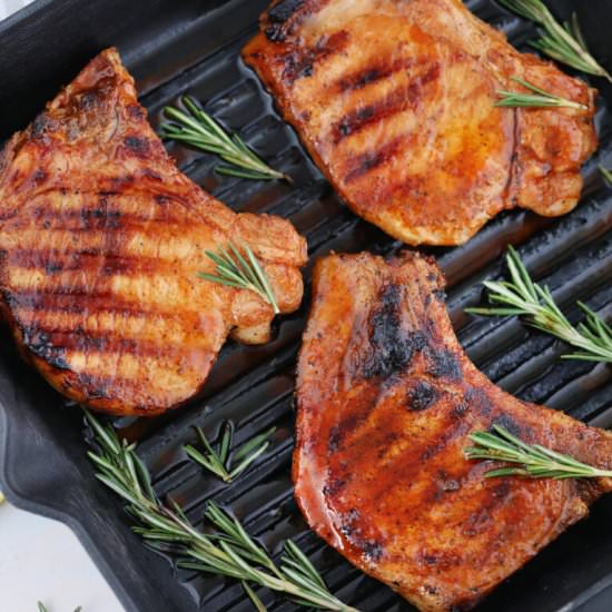 Easy Grilled Pork Chops