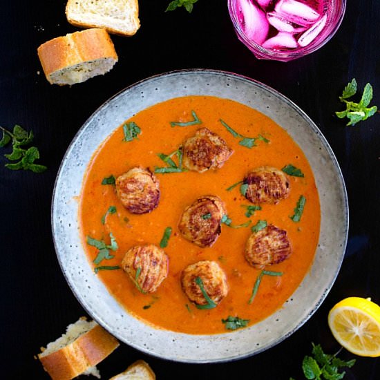 Tikka Masala Meatballs