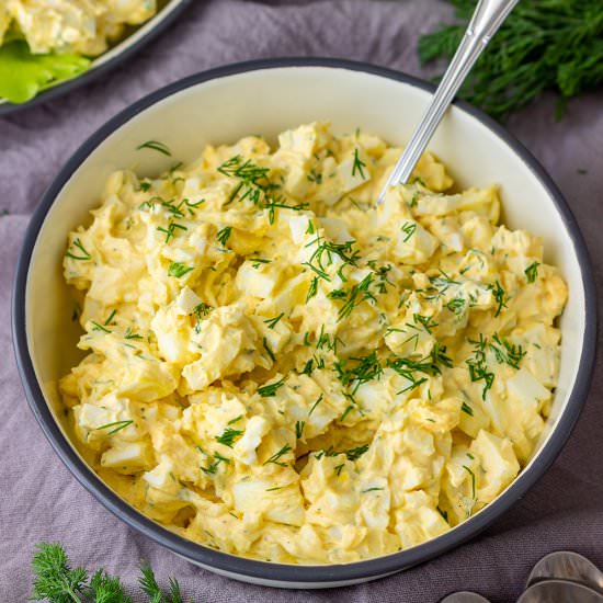 egg salad with dill