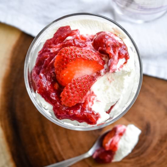 Strawberry Lemon Mascarpone Mousse