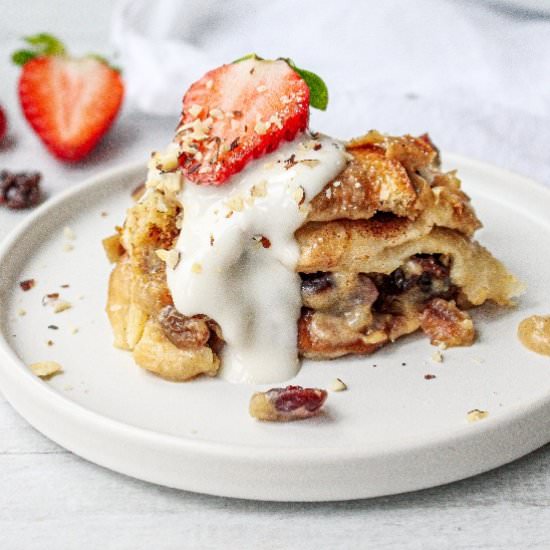 Vegan Bread and Butter Pudding